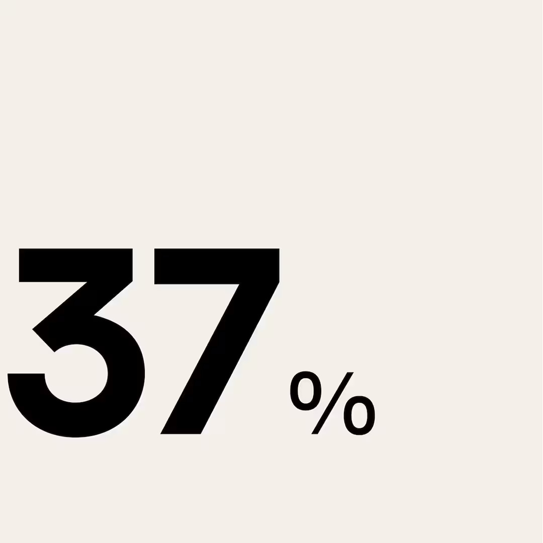 37%