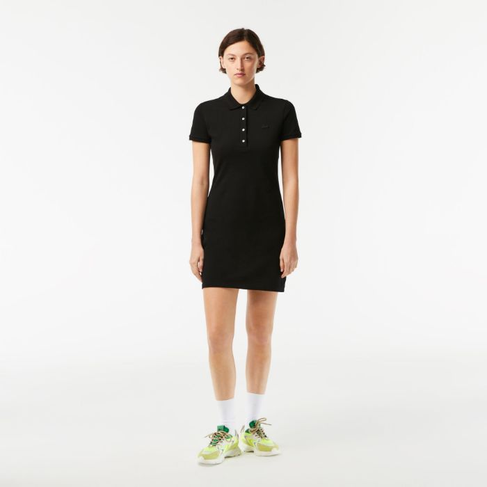 Εικόνα της Γυναικείο Stretch Cotton Piqué Polo Φόρεμα