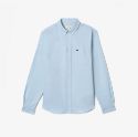 Ανδρικό Buttoned Collar Oxford Βαμβακερό Πουκάμισο