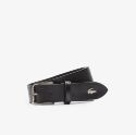 Ανδρική Δερμάτινη Ζώνη Metal Crocodile Stitched