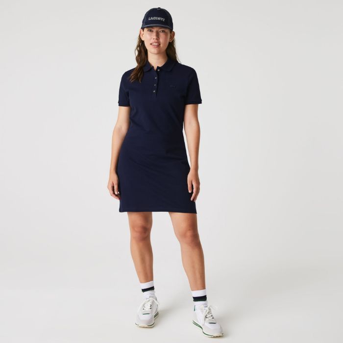 Εικόνα της Γυναικείο Stretch Cotton Piqué Polo Φόρεμα