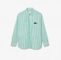 Unisex Large Crocodile Βαμβακερό Πουκάμισο Relaxed Fit