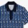 Εικόνα της Ανδρική Active Movement Polo Μπλούζα Two-Tone Printed