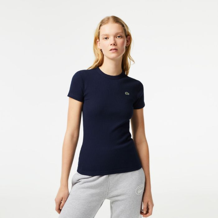 Εικόνα της Γυναικείο T-shirt Slim Fit από Οργανικό Βαμβάκι