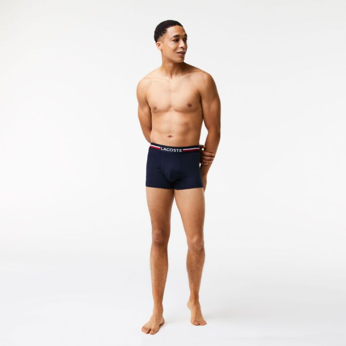 Εικόνα της Ανδρικά 3-Pack Three-Tone Waistband Trunks 