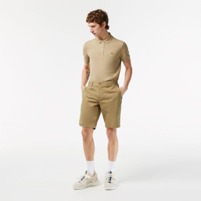 Εικόνα της Ανδρική Stretch Cotton Βερμούδα Slim Fit 
