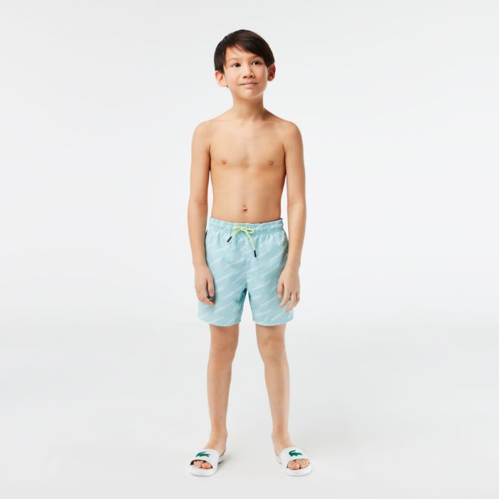 Εικόνα της Παιδικό Lacoste Printed Μαγιό