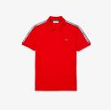 Ανδρική Logo Stripe Piqué Polo Μπλούζα