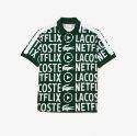 Ανδρική Lacoste x Netflix  Print Polo Μπλούζα Loose Fit