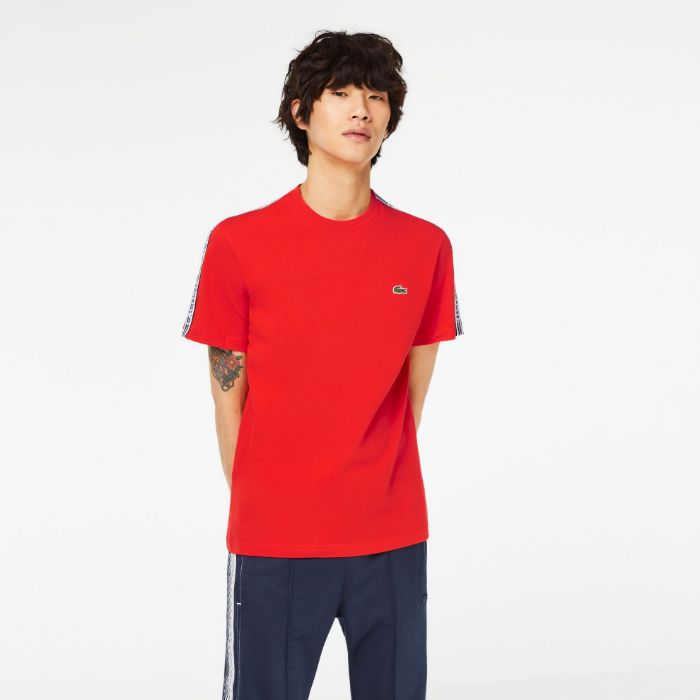 Εικόνα της Ανδρικό T-shirt Logo Stripe Regular Fit