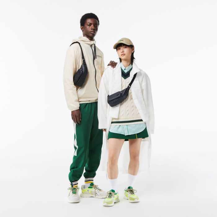 Εικόνα της Unisex Lacoste Logo Print Μικρή Τσάντα Ώμου