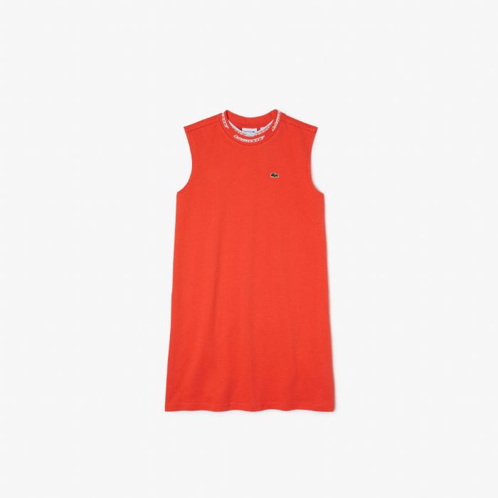 Εικόνα της Παιδικό Round Neck T-shirt Φόρεμα από Βαμβακερό Jersey