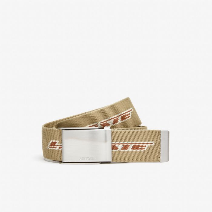 Εικόνα της Ανδρική Contrast Logo Print Ζώνη