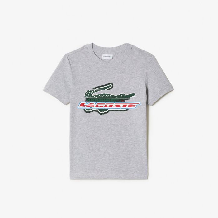 Εικόνα της Παιδικό Contrast Print Βαμβακερό T-shirt