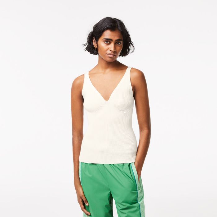 Εικόνα της Γυναικείο Ribbed Knit Tank Top χωρις Ραφές