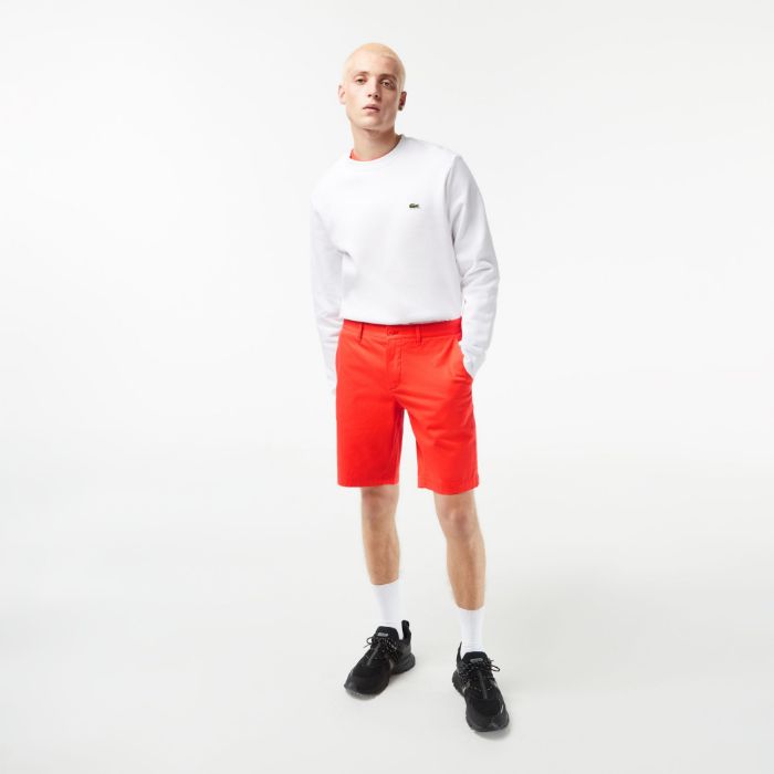Εικόνα της Ανδρική Stretch Cotton Βερμούδα Slim Fit