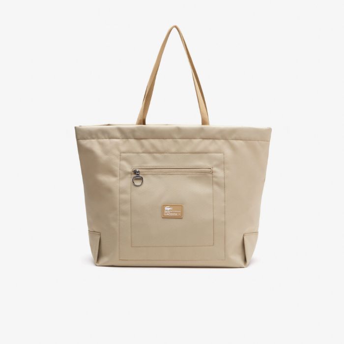 Εικόνα της Unisex Contrast Branding Oversize Tote Τσάντα