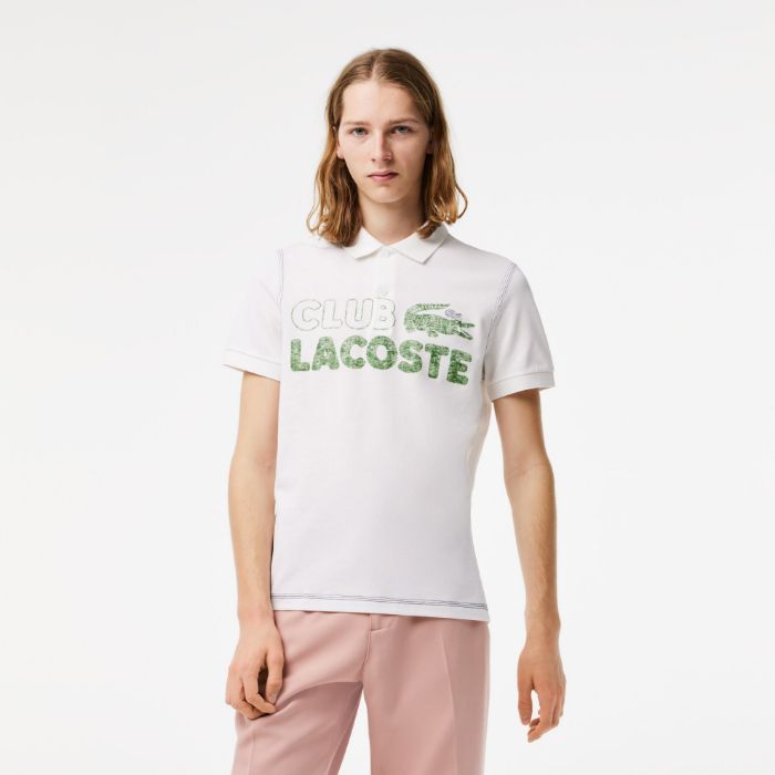 Εικόνα της Ανδρική Organic Cotton Printed Polo Μπλούζα