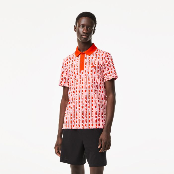 Εικόνα της Ανδρική Active Movement Polo Μπλούζα Two-Tone Printed