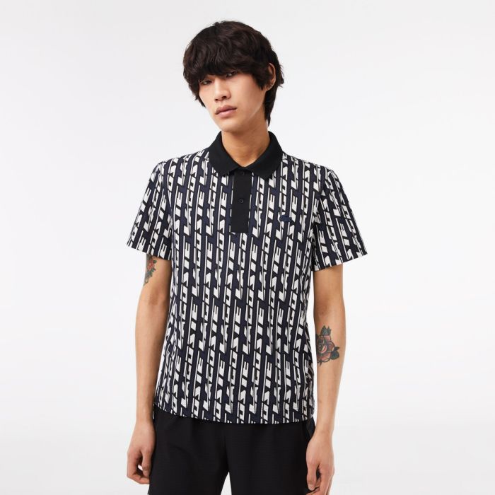 Εικόνα της Ανδρική Active Movement Polo Μπλούζα Two-Tone Printed