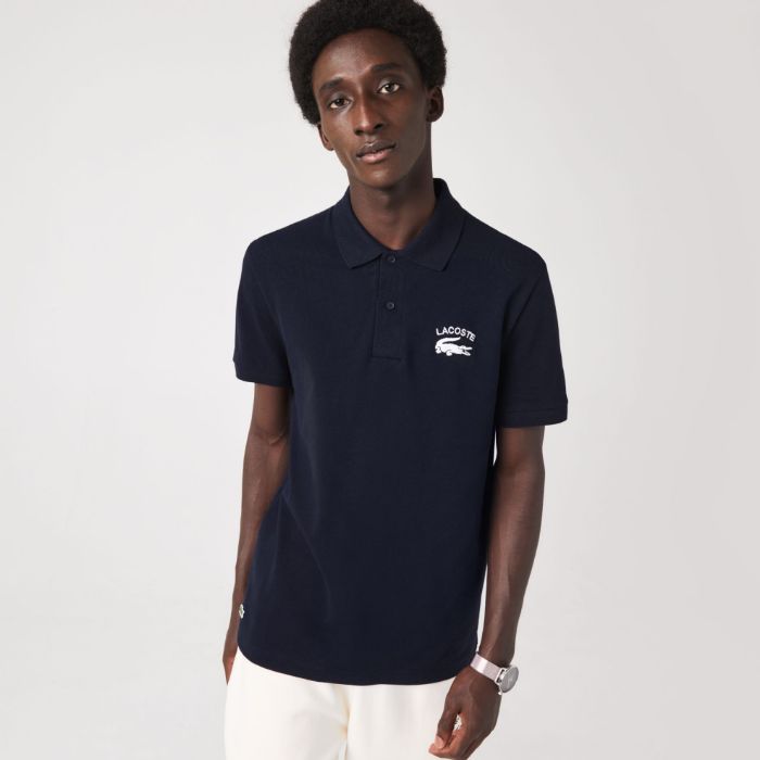 Εικόνα της Ανδρική Polo Μπλούζα Branded Stretch Mini Piqué 