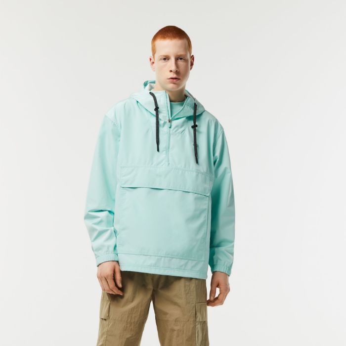 Εικόνα της Ανδρικό Cropped Pull On Jacket με Κουκούλα