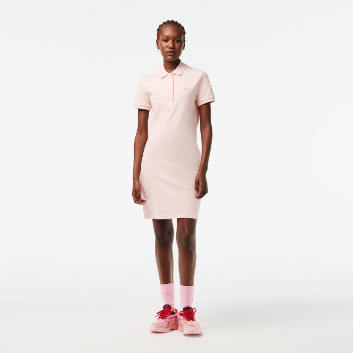 Εικόνα της Γυναικείο Stretch Cotton Piqué Polo Φόρεμα