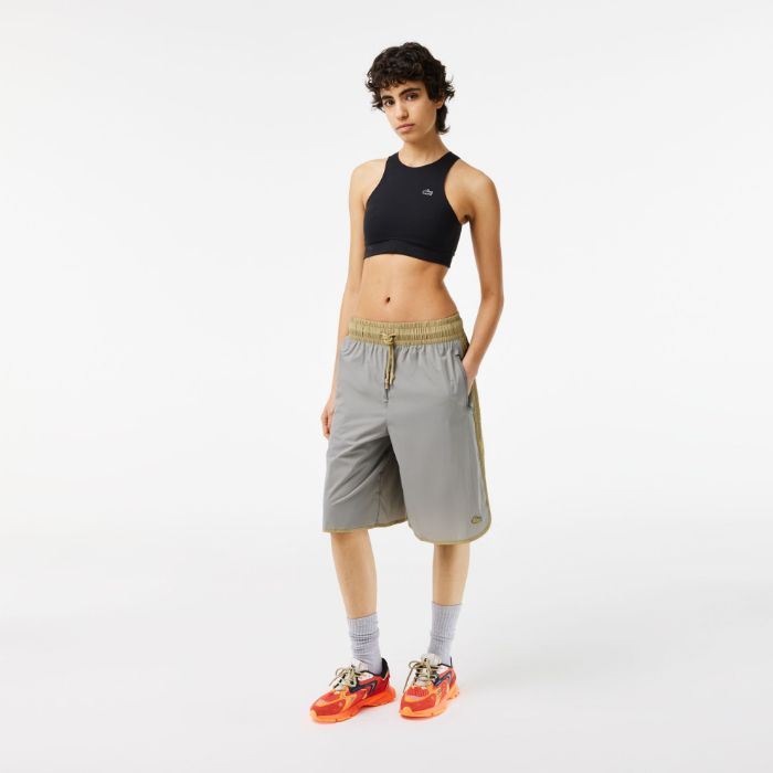 Εικόνα της Γυναικείο Two-Tone Taffeta Bermuda Shorts