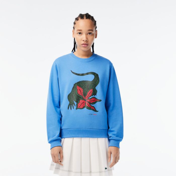 Εικόνα της Γυναικείο Lacoste x Netflix Fleece Φούτερ Loose Fit