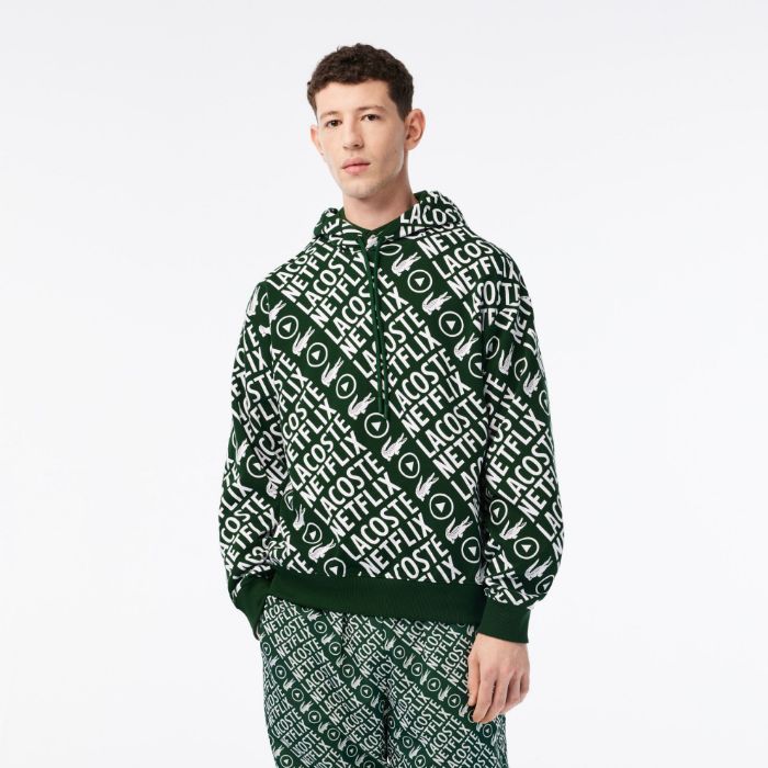 Εικόνα της Ανδρικό Lacoste x Netflix Φούτερ Loose Fit 