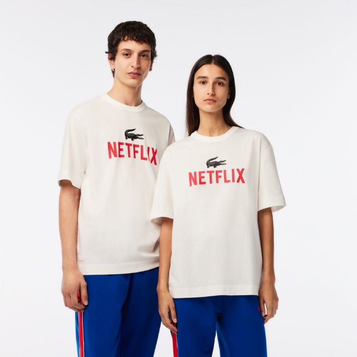 Εικόνα της Unisex Lacoste x Netflix T-shirt Loose Fit 