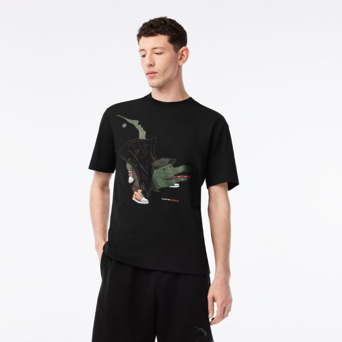 Εικόνα της Ανδρικό Lacoste x Netflix Βαμβακερό T-Shirt