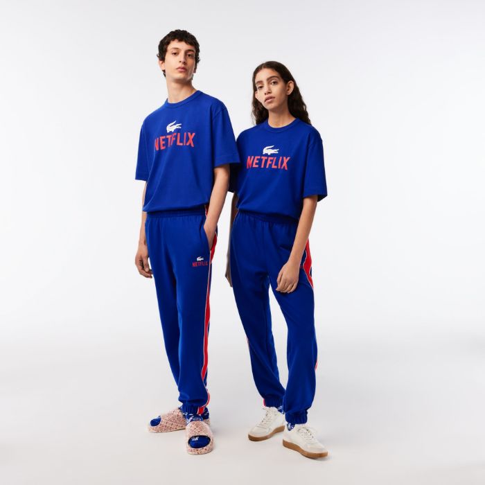 Εικόνα της Unisex Lacoste x Netflix Βαμβακερό Παντελόνι Φόρμας