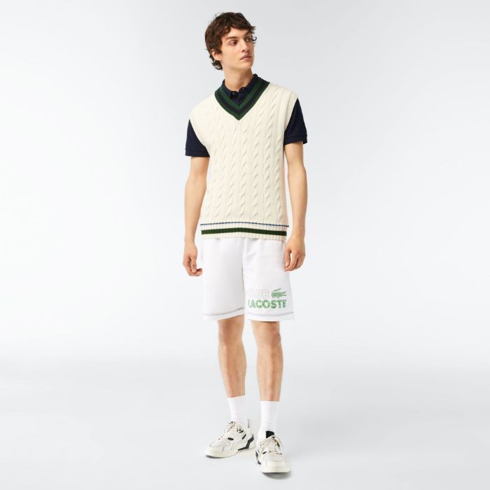 Εικόνα της Ανδρικό Contrast Branding Fleece Σορτς Regular Fit