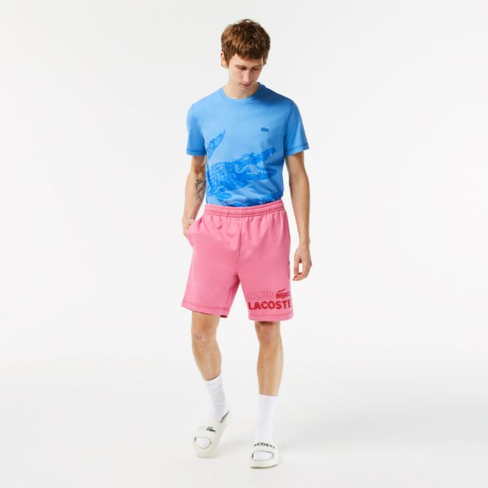 Εικόνα της Ανδρικό Contrast Branding Fleece Σορτς Regular Fit
