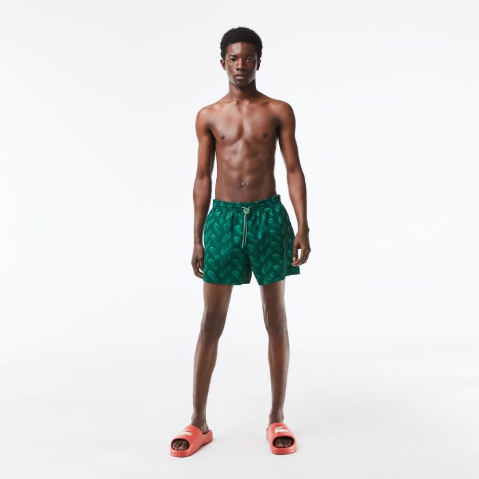Εικόνα της Ανδρικό Lacoste Print Μαγιό