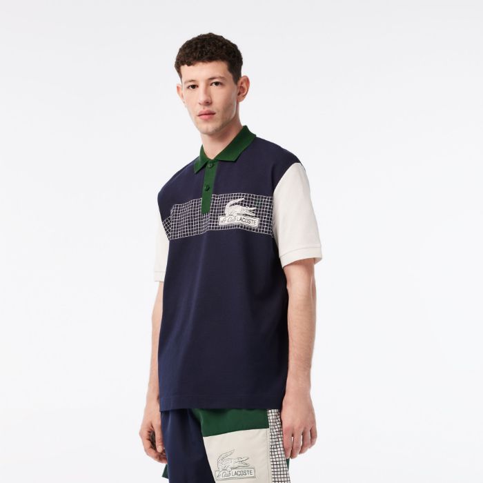 Εικόνα της Ανδρική Organic Cotton Polo Μπλούζα Loose Fit