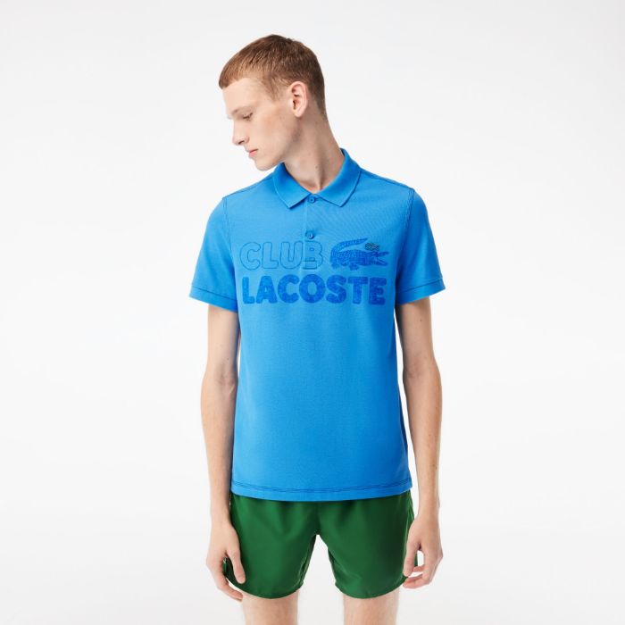 Εικόνα της Ανδρική Organic Cotton Printed Polo Μπλούζα