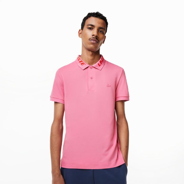 Εικόνα της Ανδρική Branded Stretch Pique Polo Μπλούζα Slim Fit