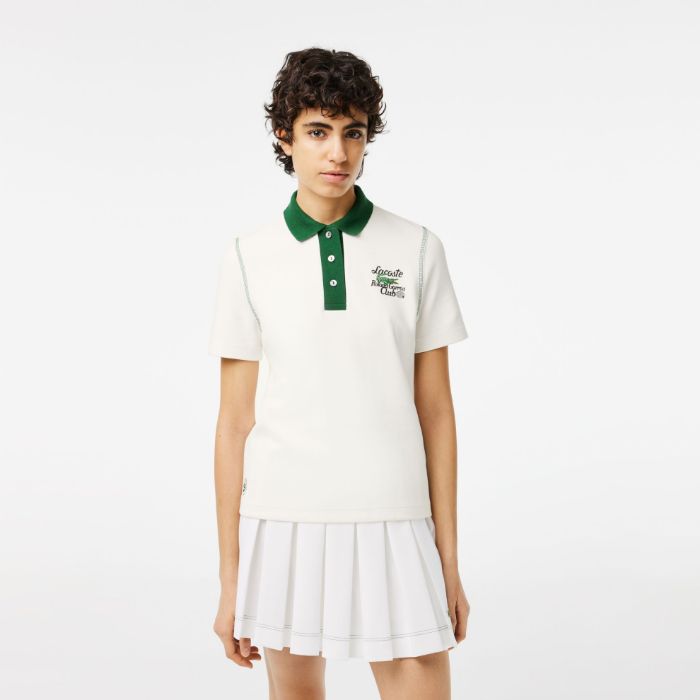 Εικόνα της Γυναικεία Lacoste Sport Roland Garros Edition Cotton Piqué Polo Μπλούζα