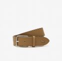 Ανδρική Engraved Buckle Texturised Δερμάτινη Ζώνη
