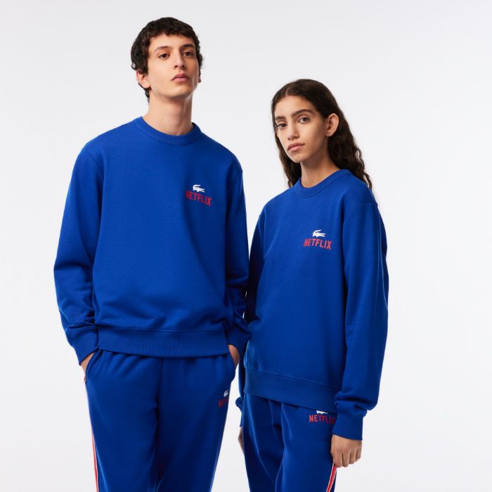 Εικόνα της Unisex Lacoste x Netflix Print Back Φούτερ