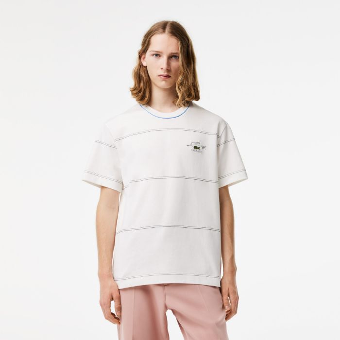 Εικόνα της Ανδρικό Βαμβακερό Ριγέ T-shirt
