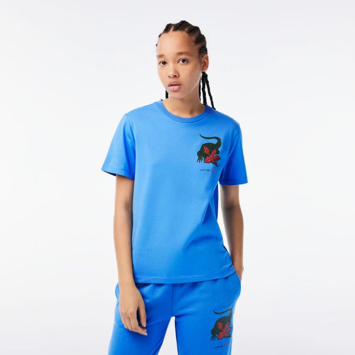 Εικόνα της Γυναικείο Lacoste x Netflix Βαμβακερό T-shirt