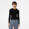 Εικόνα της Γυναικείο Rib Πλεκτό Hoodie με Φερμουάρ και Κουκούλα