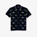 Ανδρική Golf Crocodile Print Polo Μπλούζα