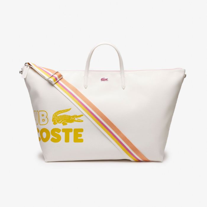 Εικόνα της Γυναικεία L.12.12 Contrast Print Μεγάλη Tote Τσάντα