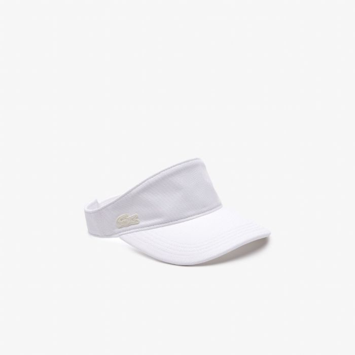 Εικόνα της Lacoste Καπέλο Visor από Βαμβακερό Piqué 