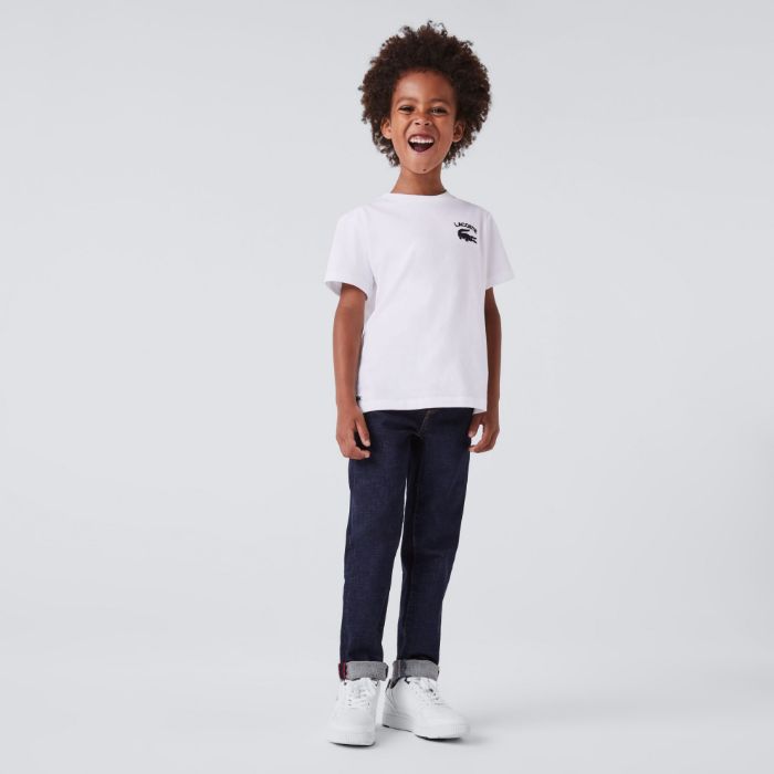 Εικόνα της Παιδικό Lacoste Printed Βαμβακερό T-shirt