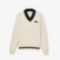 Unisex V-Neck Cable Knit Πουλόβερ από Οργανικό Βαμβάκι-3AH6448|LR1T